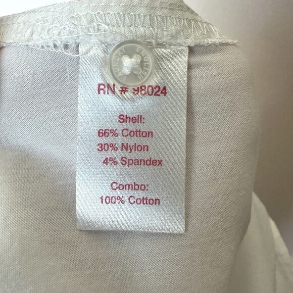 English Laundry Blouse Women’s Small Long Sleeve Pullover 1/2 Button Up White - Picture 6 of 8